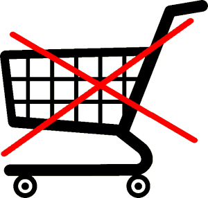 no shopping cart